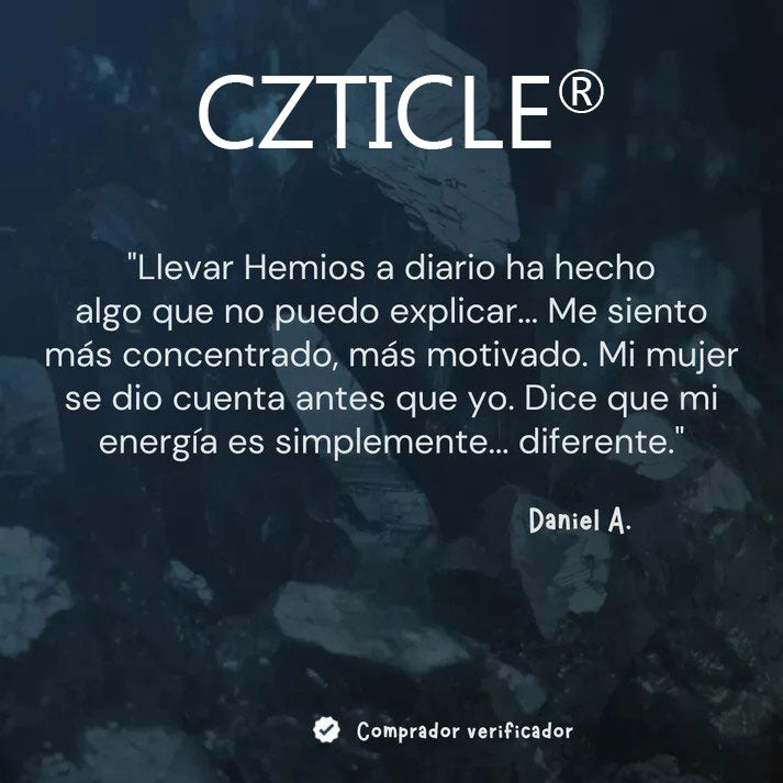 CZTICLE®– Pulsera Magnética de Hematita — Energía, Confianza y Vitalidad Natural