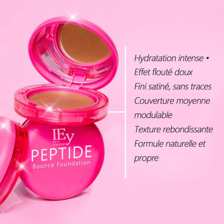 Dernières 6 heures : -60% sur le Fond de Teint Peptide Bounce IEY® avec pinceau GRATUIT !