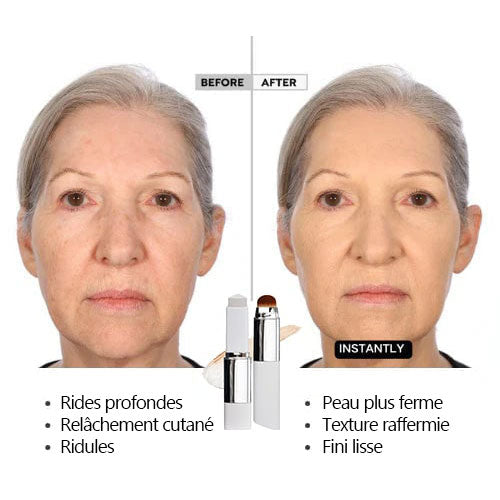 ECOMOREE•IEY® | 🌹Cream Stick V White Coréen – Fond de Teint Stick à Changement de Couleur avec Volufiline