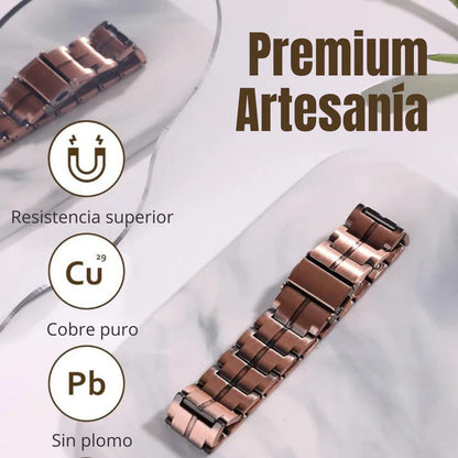 【ecomoree|CZTICLE®】 – Pulsera terapéutica de cobre auténtico