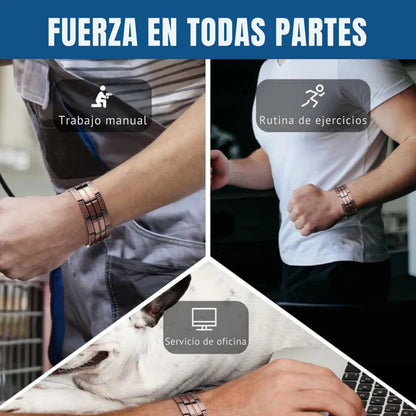 【ecomoree|CZTICLE®】 – Pulsera terapéutica de cobre auténtico