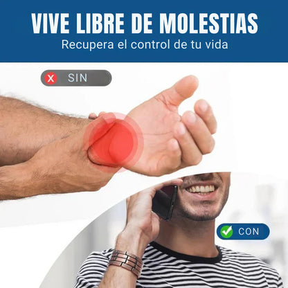 【ecomoree|CZTICLE®】 – Pulsera terapéutica de cobre auténtico