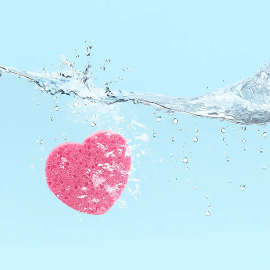 ECOMOREE•IEY® 100 % Cellulose Naturelle Éponges Faciales Compressées